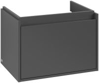 Vorschau: Villeroy&Boch Skyla Waschtischunterschrank 62cm, 1 Auszug, graphite C78500VR