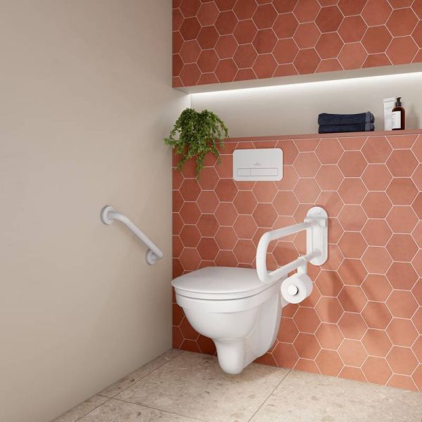 Villeroy&Boch O.novo Vita Wand-Tiefspül-WC 59,5x36cm, offener Spülrand, DirectFlush, weiß 4695R0012