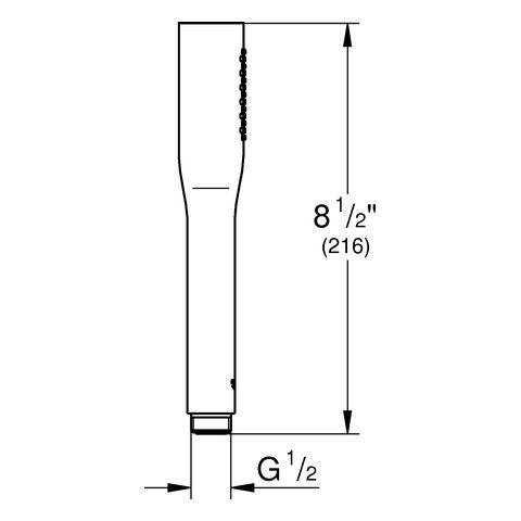 Grohe Euphoria Cosmopolitan Stick Handbrause 9,5l/min, chrom