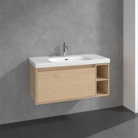 Villeroy&Boch Skyla Waschtischunterschrank C79100 100cm, offenes Fach rechts, nordic oak C79100VJ 