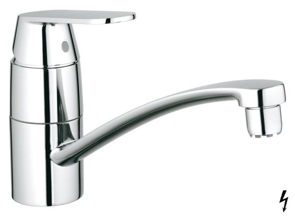 Grohe Eurosmart Cosmopolitan Einhand-Spültischbatterie, Niederdruck für Warmwasserbereiter, chrom