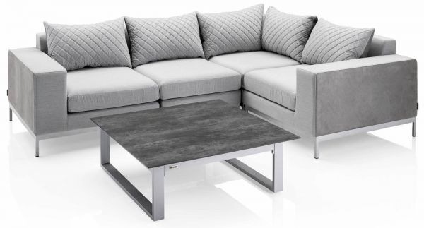 KETTLER EGO Lounge Tischgestell 95x95x33cm 0125619-0010 2