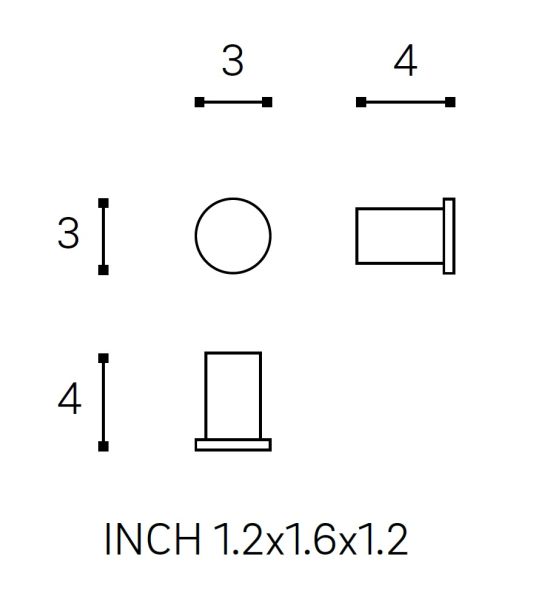 Cosmic Logic Haken, edelstahl glänzend