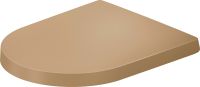 Duravit Balcoon WC-Sitz D-Form überlappend, mit Absenkautomatik, clay terra matt