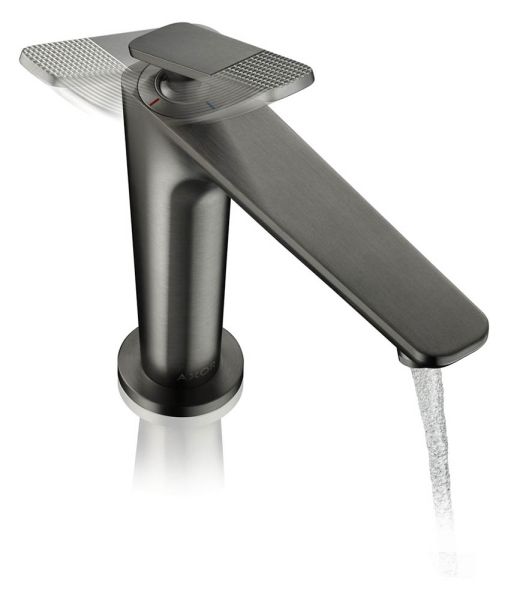 Axor Citterio C Cubic Cut Waschtischmischer 125 CoolStart, unverschließbare Ablaufgarnitur