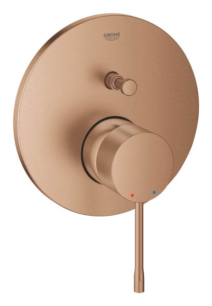 Grohe Essence Einhand-Wannenbatterie Unterputz, warm sunset gebürstet 24167DL1
