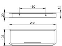 Vorschau: Keuco Plan Duschkorb 2-teilig, edelstahl-finish/lichtgrau