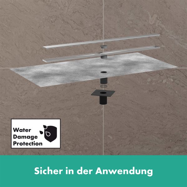 Hansgrohe RainDrain Allround Komplettset Duschrinne 70cm für Standard-/flache Installation