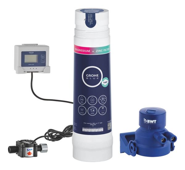 Grohe Blue Magnesium + Zink Filter Starter Set, reduziert Schwermetalle & Kalk 40875000