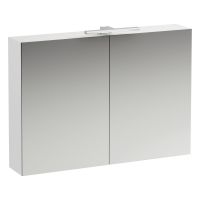 Vorschau: Laufen Base Spiegelschrank 100x70cm mit LED-Beleuchtung, 40285.2 weiß matt