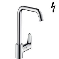 Hansgrohe Focus M41 Einhebel-Küchenmischer 260 für offene Warmwasserbereiter, chrom