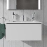 Duravit L-Cube Waschtischunterschrank wandhängend 82x39cm mit 1 Schublade für ME by Starck 234283