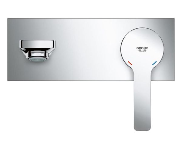 Grohe Lineare 2-Loch-Waschtischbatterie, Ausladung 207mm