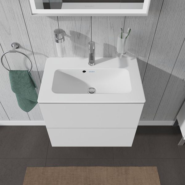 Duravit L-Cube Waschtischunterschrank wandhängend 62x39cm mit 2 Schubladen für ME by Starck 234263