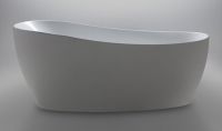 Repabad Ferrara Mono 180/85 F freistehende Badewanne 180x85x76cm, weiß