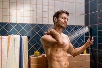 Vorschau: hansgrohe Activera S Duschsystem 240 1jet mit EcoSmart+ & Ecostat Fine Varia, schwarz matt