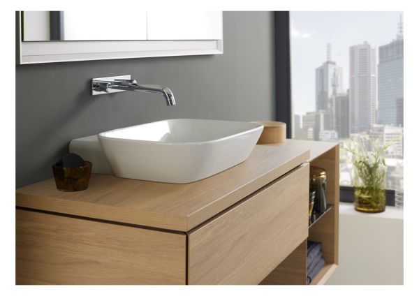 Geberit ONE Aufsatzwaschtisch Schalenform 50x43cm, CleanDrain