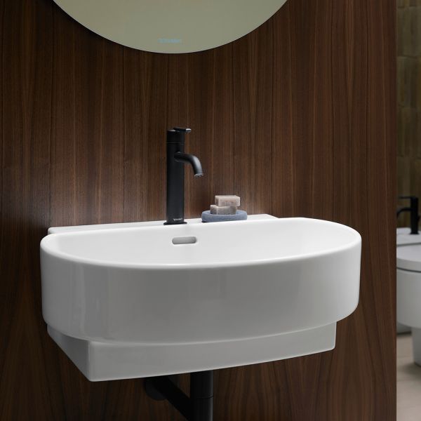 Duravit Balcoon Waschtisch 50x48 D-Form, weiß