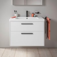 Duravit D-Code Möbelset aus Waschbecken und Unterschrank 80cm DC02930BD180000