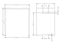 Vorschau: RIHO Solid Surface Badezimmer Duschhocker, weiß matt