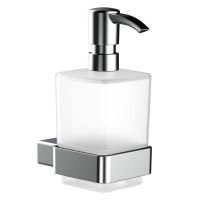 Vorschau: emco loft Seifenspender Wandmodell, Kristallglas satiniert, chrom 052100101