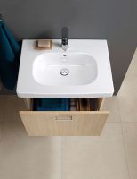 Vorschau: Duravit D-Code Waschtisch rechteckig 65x48,5cm, mit 1 Hahnloch und Überlauf, weiß 03426500002