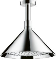 Axor Showers designed by Front 240 2jet Kopfbrause mit Deckenanschluss chrom 26022000