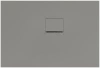 Vorschau: Villeroy&Boch Squaro Infinity Quaryl®-Duschwanne, Eckeinbau rechts gegen Wand, 110x75cm, grey UDQ1175SQI2RV