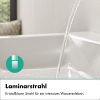 Vorschau: hansgrohe Finoris Bidetmischer mit Push-Open Ablaufgarnitur, brushed black chrome