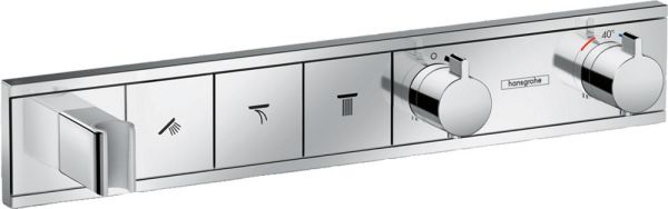 Hansgrohe RainSelect Fertigset Unterputz für 3 Verbraucher chrom 15356000