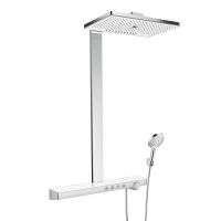 Vorschau: Hansgrohe Rainmaker Select 460 3jet Showerpipe Duschsystem, weiß/chrom