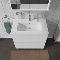 Vorschau: Duravit L-Cube Waschtischunterschrank bodenstehend 82x48cm mit 2 Schubladen für ME by Starck 233683