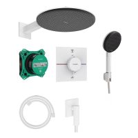 hansgrohe Raindance Alive S / ShowerSelect Duschsystem Unterputz, weiß matt 