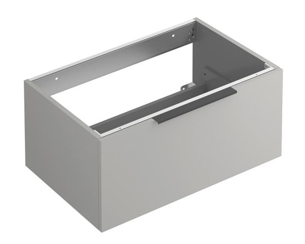 Kludi ICOS Waschtischunterschrank 80x50cm mit 1 Auszug, light dove matt 50S80O2
