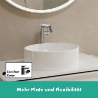 Vorschau: Hansgrohe Tecturis S Waschtischarmatur 240 Fine CoolStart wassersparend+, Push-Open, chrom