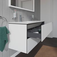 Vorschau: Duravit L-Cube Waschtischunterschrank 129x48cm 2 Schubladen für ME by Starck 233613