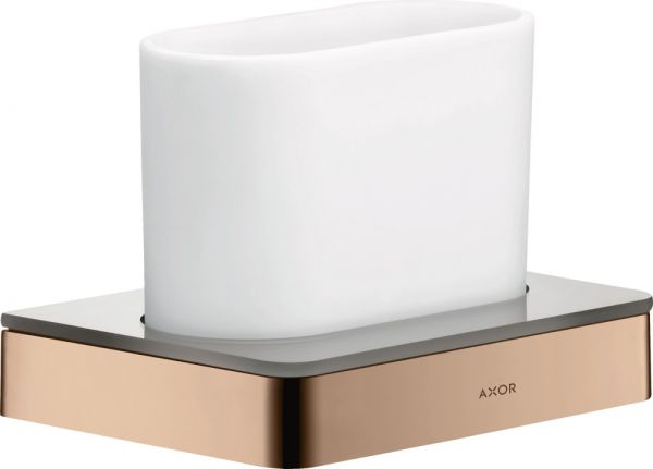 Axor Universal Accessories Zahnputzbecher polished red gold 42834300