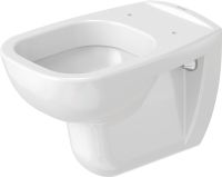 Vorschau: Duravit D-Code Wand-WC 54,5x35,5cm, eckig, HygieneGlaze, weiß 2570092000