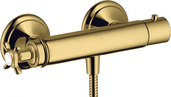 Axor Montreux Brausethermostat Aufputz polished gold optic 16261990