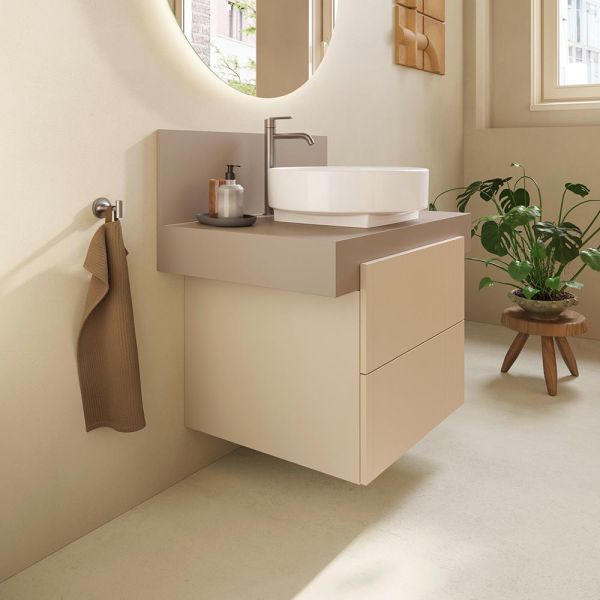 Duravit Balcoon Waschtischunterschrank 60x53x57cm für Aufsatzbecken, 2 Schubladen