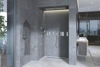 Vorschau: Grohe Rainshower Aqua Cascade Deckenbrause Abdeckung mit Wasserfall-Strahlbildner, chrom
