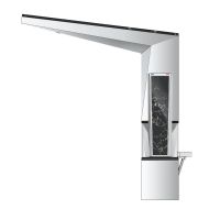 Vorschau: Grohe Allure Brilliant Einhand-Waschtischbatterie L-Size mit Vanilla Noir Caesarstone Einlagen