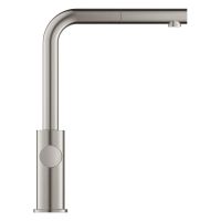 Vorschau: Grohe Blue 2.0 5-in-1-Armatur, L-Auslauf, ausziehbar, supersteel