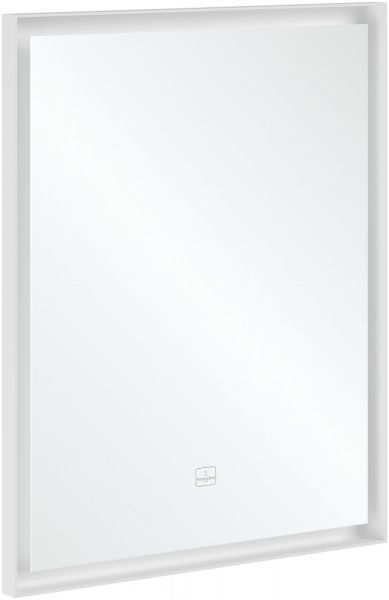 Villeroy&Boch Subway 3.0 LED-Spiegel, 60x75cm, mit Sensordimmer, weiß matt