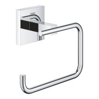 Grohe QuickFix Start Cube WC-Papierhalter ohne Deckel, zum Kleben oder Bohren, chrom 40978000