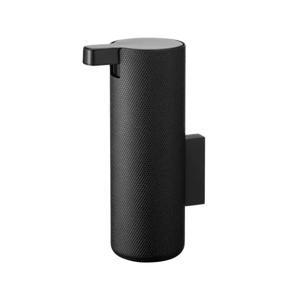 blomus MODO ROF Seifenspender mit Wandhalterung, schwarz 67555