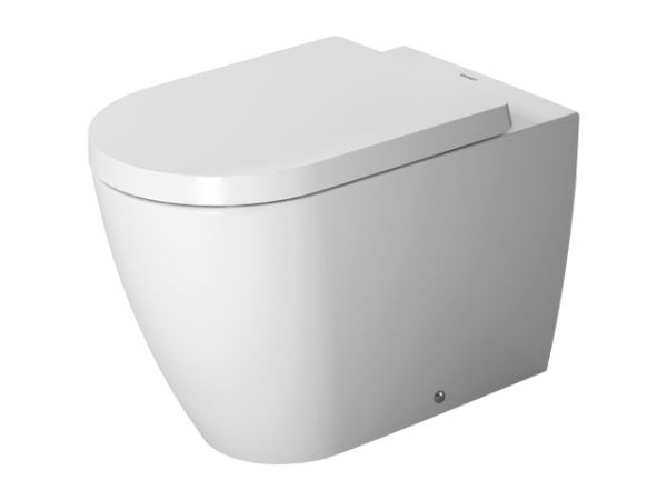 Duravit ME by Starck Stand-WC back to wall, Tiefspüler, Abgang waagrecht, weiß