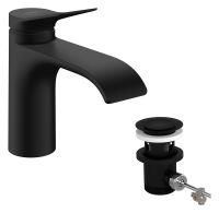 hansgrohe Vivenis Waschtischarmatur 80 schwarz matt 75014670