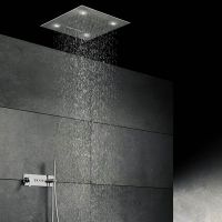 Vorschau: Steinberg Sensual Rain Regenpaneel 60x60cm, mit LED-Beleuchtung, 3 Strahlarten, edelstahl poliert