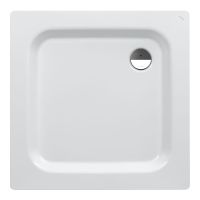 Laufen Platina Duschwanne 100x100cm flach 6,5cm, quadratisch, Stahl emailliert, weiß H2150140000401